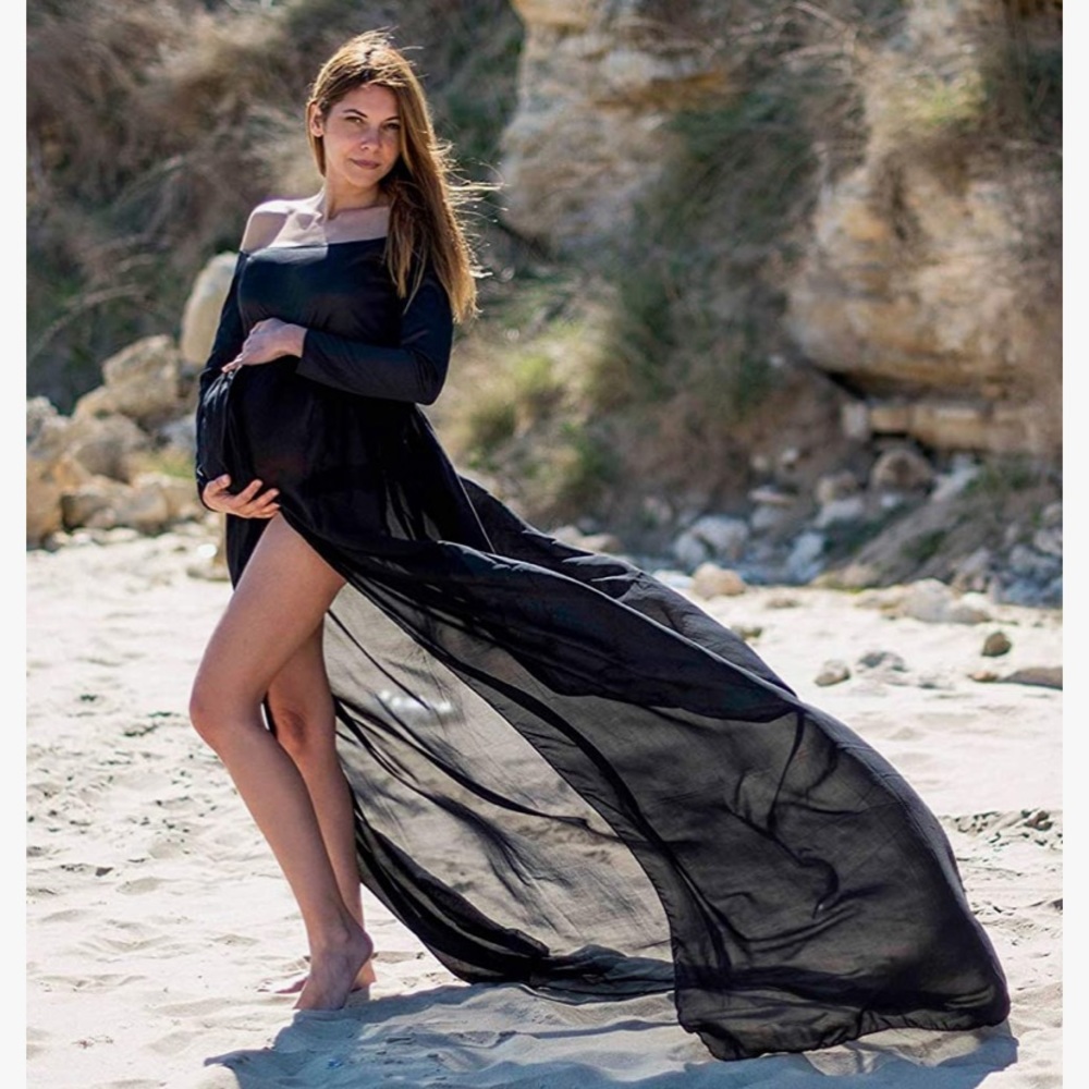 Black Maternity Dress
